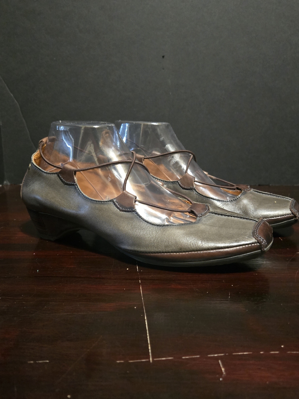 Women Pikolinos Gandia Comfort Pumps Leather Low Heel Cushioned Shoe 10 41EU New
